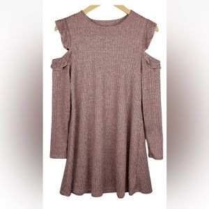 NWT Alya By Francesca’s Size XS Knit Dress Long Sleeve Pink Blush $44 MSRP